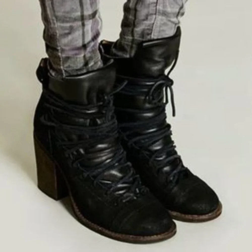Free People x Faryl Robin Lucas Lace Up Boot - Picture 10 of 12